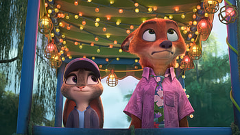 Zootopia — Judy Hopps & Nick Wilde: Lantern Night, Movie, Zootopia, Judy Hopps, Nick Wilde HD wallpaper