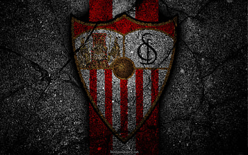 Sevilla FC, soccer, logo, football, emblem HD wallpaper