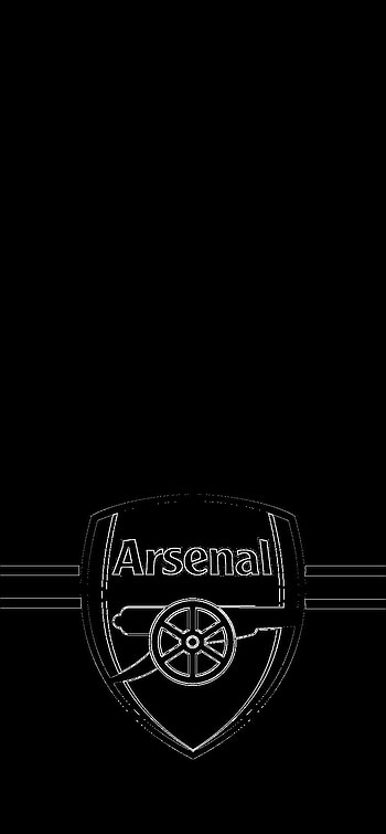 Arsenal, black HD phone wallpaper