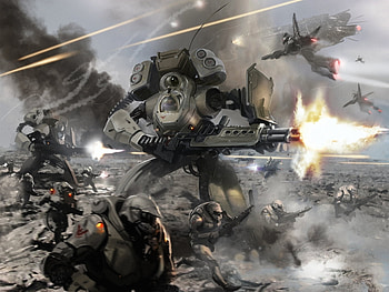 Fantasy, Robots HD wallpaper