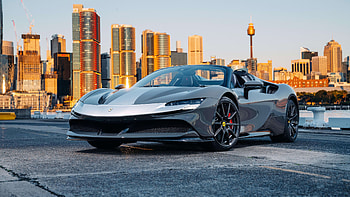 Ferrari SF90 Spider Assetto Fiorano 2022 3 Cars HD wallpaper