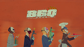 BBQ pack, video game, Payday 2, Dallas (Payday), Houston (Payday), Wolf (Payday) HD wallpaper