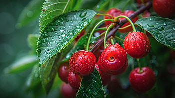 beautiful cherry, food, cherry, fruit, cuisine HD wallpaper