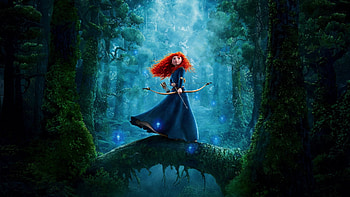 Brave animation movie, Princess Merida, Pixar masterpiece, Stunning HD wallpaper