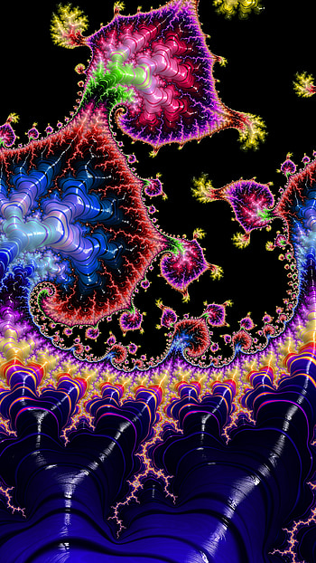 Fractal Art Trippy Psychedelic Background for Smart, trippy, colorful, colors, psychedelic, Abstract, fractal HD phone wallpaper