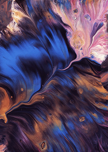 Abstract, Divorces, Multicolored, Motley, Paint, Stains, Spots, Fluid Art HD phone wallpaper