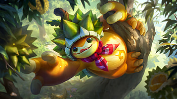 Durian Defender Rammus Skin LoL Splash Art PC, Video Game, League Of Legends, Rammus (League Of Legends) HD wallpaper