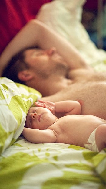 Mom Papa, Little Baby HD phone wallpaper