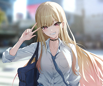 Marin Kitagawa, Marin Kitagawa, Anime, My Dress-Up Darling HD wallpaper