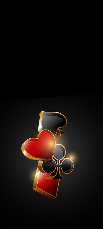 Dark Trump Card, symbol, art, game, premium, poker, casino HD phone wallpaper
