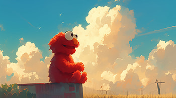 Elmo - Sesame Street Background, Elmo (Sesame Street) HD wallpaper