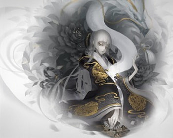 Releasing The White Dragon, white, fantasy, dragon, releasing, woman HD wallpaper
