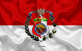 Flag of Villazon, , silk texture, Villazon, Bolivian city, Villazon flag, Bolivia HD wallpaper