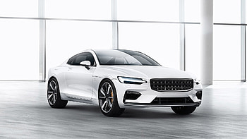 Polestar, Car, white, wheel HD wallpaper