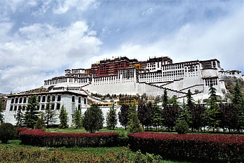 Dalai Lama's palace, Forbidden land, Tibet HD wallpaper
