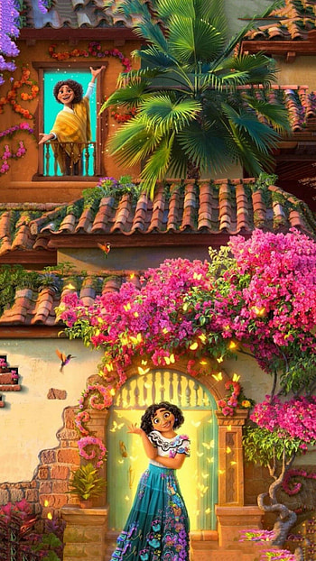 Encanto animation, Vibrant colors, Heartwarming story, Magical adventure HD phone wallpaper