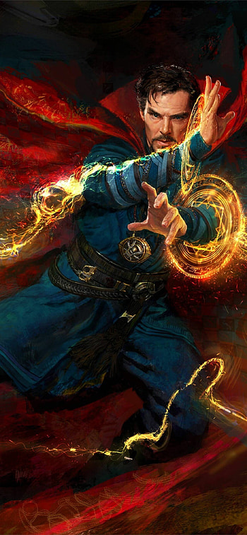 Doctor Strange , High-resolution , Marvel hero backgrounds, Cosmic art HD phone wallpaper