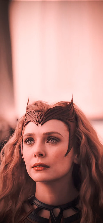 Scarlet witch, red, trending, , art, marvel, trend, comics, andriod, scarletwitch HD phone wallpaper