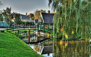 Landscape, Cities, Houses HD wallpaper