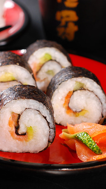 Sushi delicacy, Food graphy, Japanese cuisine, Mouthwatering HD phone wallpaper