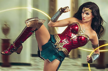Wonder Woman Kick Action , wonder-woman-1984, wonder-woman-2, wonder-woman, superheroes, movies, 2020-movies, gal-gadot HD wallpaper