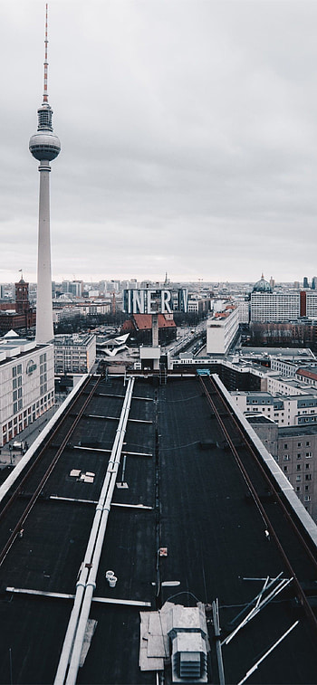 Berlin Skyline, Berlin , Majestic cityscape HD phone wallpaper