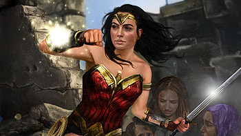 Wonder Woman Paint Art , wonder-woman, superheroes, artist, artwork, digital-art HD wallpaper