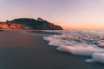 Nature, Sea, Waves, Beach, Rock, Shore, Bank HD wallpaper