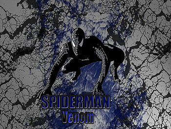 SPIDERMAN AS Venom, black and blue, venom, siderman, marvel HD wallpaper