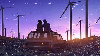 Every View Is Beautiful With You, couple, love, artist, artwork, digital-art HD wallpaper