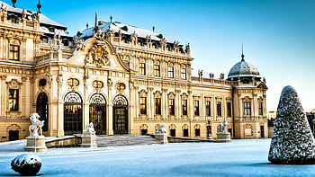 Belvedere Palace, Austria HD wallpaper