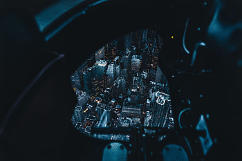 Usa, View From Above, Dark, Night City, Overview, Review, United States, New York HD wallpaper