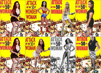 Attack of the 50ft Women 2, Kali Alaura, Attack of the 50ft Woman Style Poster, Chloe, Giantess, HM Valkyrie, Goldie Blair, Julie Newmar HD wallpaper