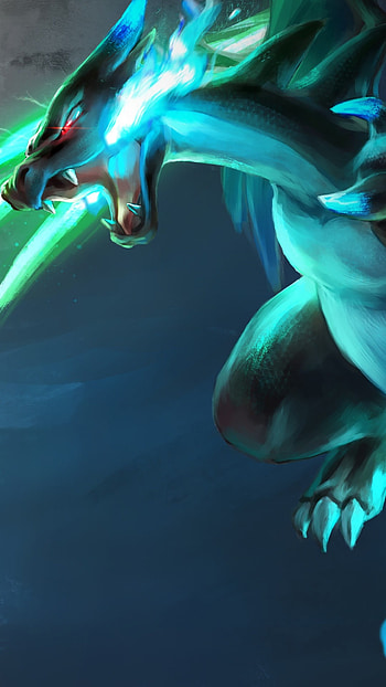 pokemon, charizard, mega charizard x, greninja, ash greninja HD phone wallpaper