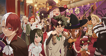 My Hero Academia Halloween Celebration, Anime, My Hero Academia HD wallpaper