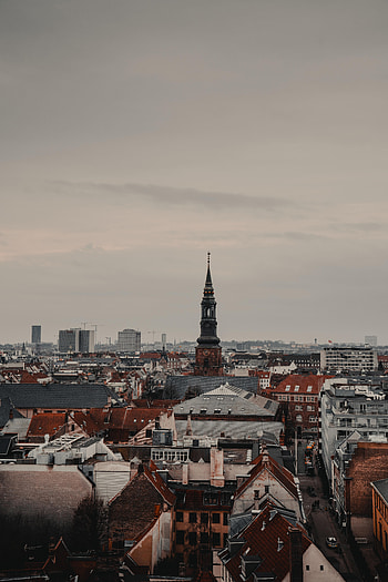 Cities, Tower, Roof, Chapel, Roofs HD phone wallpaper