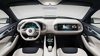 Skoda Vision S, Geneva Auto Show, Interior elegance, Luxurious cars HD wallpaper