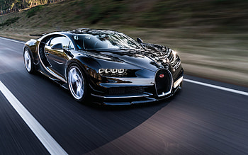 Bugatti Chiron Black, cars, concept-cars, bugatti-chiron HD wallpaper