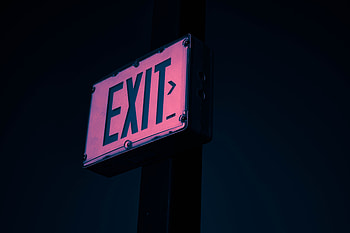Words, Backlight, Illumination, Inscription, Pointer, Output, Exit HD wallpaper