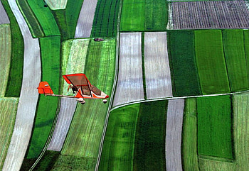 Aerial View, view, aerial, fields, beautiful HD wallpaper