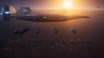 Homeworld 3 Fleet at Dawn, video game, Homeworld 3 HD wallpaper