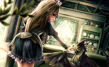 Maid Anime Girl, maid, anime-girl, anime, artist, artwork, digital-art HD wallpaper