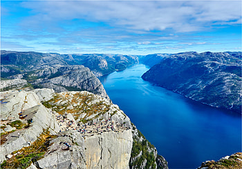 Preikestolen, Mural , Norwegian beauty, Tenstickers design HD wallpaper