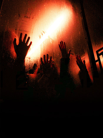 Dark, Glass, Hands, Touching, Touch HD phone wallpaper