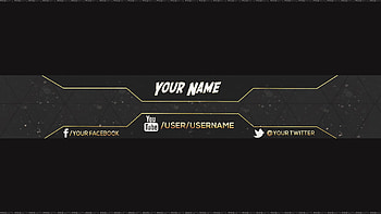 [REUPLOAD] Amazing Youtube Channel Banner Template HD wallpaper