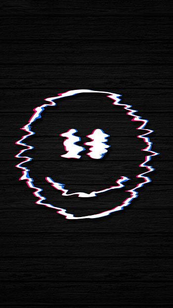 Smiley face, Glitch art, Ultra , Digital distortion HD phone wallpaper