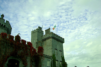 Irish Castle, , Archaic castle, Beautiful clouds HD wallpaper
