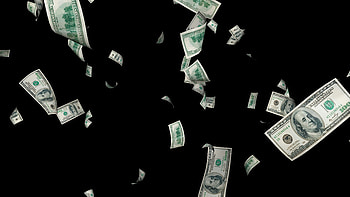 Dollars In Air, dollars, currency, dark, black, artist, artwork, digital-art HD wallpaper