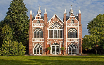 House in Germany, gothic, lawn, Germany, house HD wallpaper