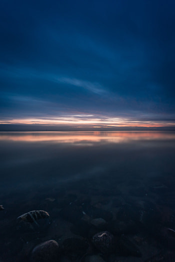 Nature, Sunset, Sky, Sea, Twilight, Horizon, Dusk, Evening HD phone wallpaper